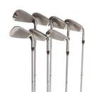 Wilson D100 Steel Mens Left Hand Irons 5-SW Uniflex - Wilson SL85