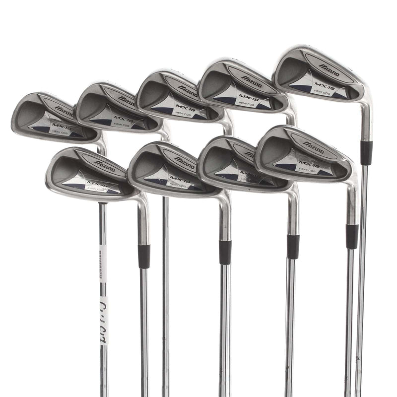 Mizuno MX-19 Steel Mens Right Hand Irons 3-SW Stiff - Mizuno Dynaflex