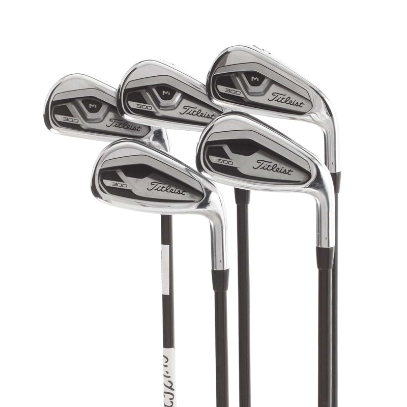 Titleist T300 2021 Graphite Mens Right Hand Irons 5-PW Senior - Tensei AV Series AM(2) Red