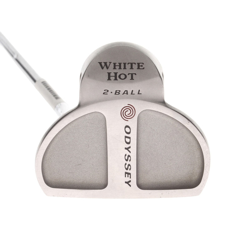 Odyssey White Hot 2-Ball Mens Right Hand Putter 31.5" Mallet - Super Stroke