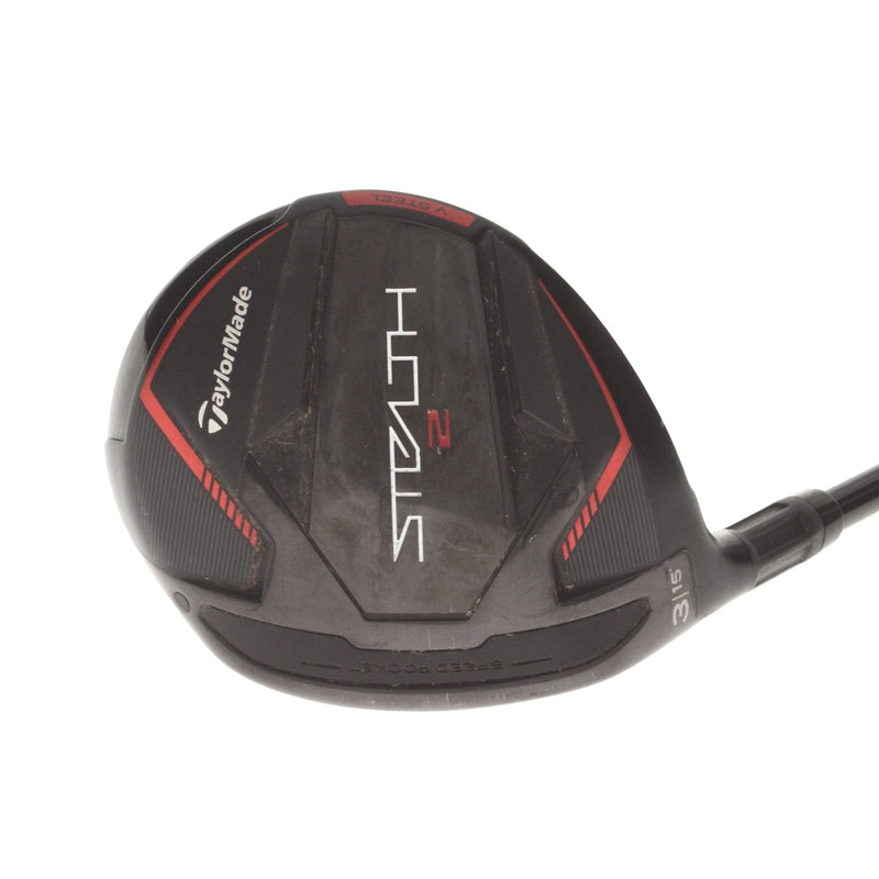 TaylorMade Stealth Graphite Mens Left Hand Fairway 3 Wood 15* Regular - Fujikura Ventus Red 5-R