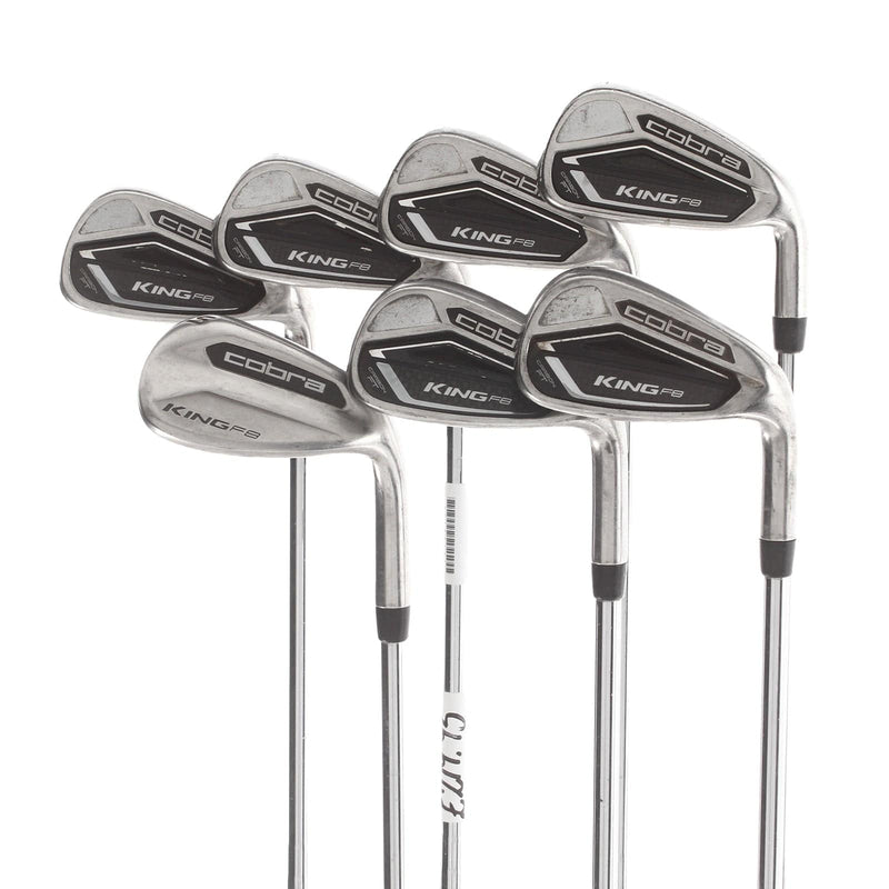 Cobra King F8 Steel Mens Right Hand Irons 5-SW Stiff - True Temper XP 90