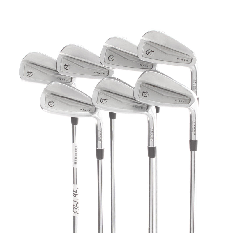 Takomo 201 Steel Mens Right Hand Irons 4-PW Stiff - KBS Tour Lite