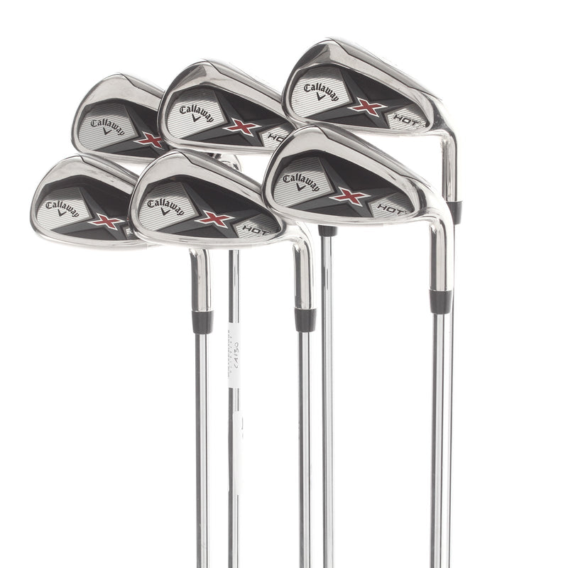 Callaway X Hot 2019 Steel Mens Right Hand Irons 5-PW Regular - True Temper XP 85