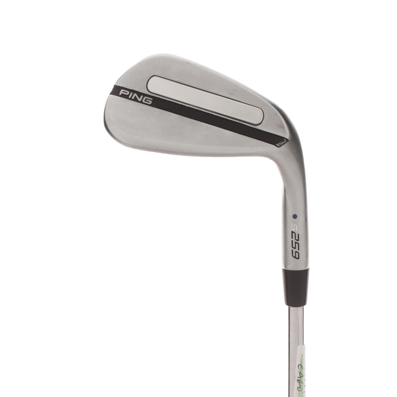 Ping S259 Steel Mens Right Hand Gap Wedge Blue Dot 50* 1* Upright 12 Bounce S Grind Stiff - N.S.Pro Modus3 Tour 115