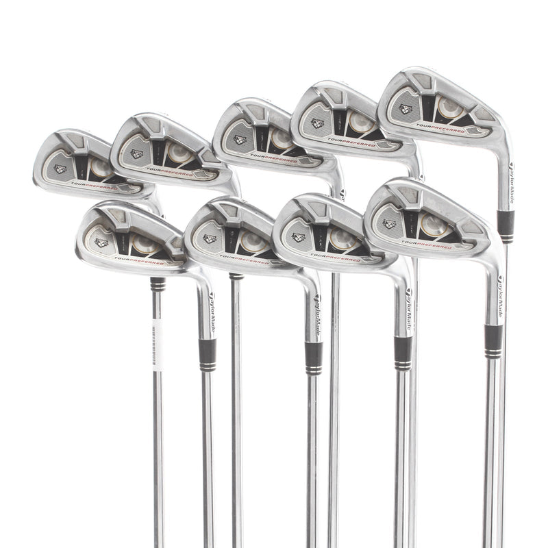 TaylorMade Tour Preferred TP 2009 Steel Mens Right Hand Irons 3-AW Stiff - Project X Rifle 6.0