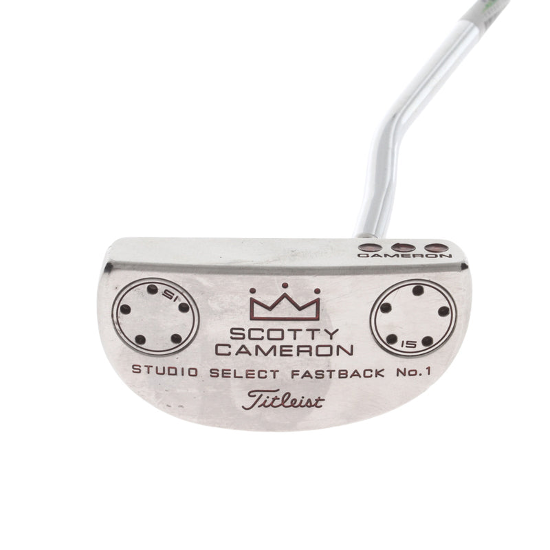 Scotty Cameron Studio Select Fastback 1 Mens Right Hand Putter 34" Mallet - Golf Pride Scotty Cameron