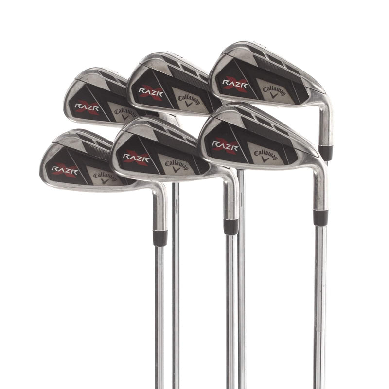 Callaway Razr X Steel Mens Right Hand Irons 5-PW Uniflex - Callaway Razr X