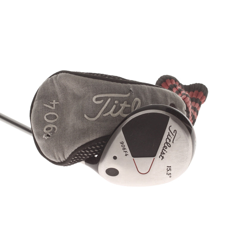 Titleist 906 F4 Graphite Mens Right Hand Fairway 3 Wood 15.5* Stiff - Mitsubishi Diamana 72g