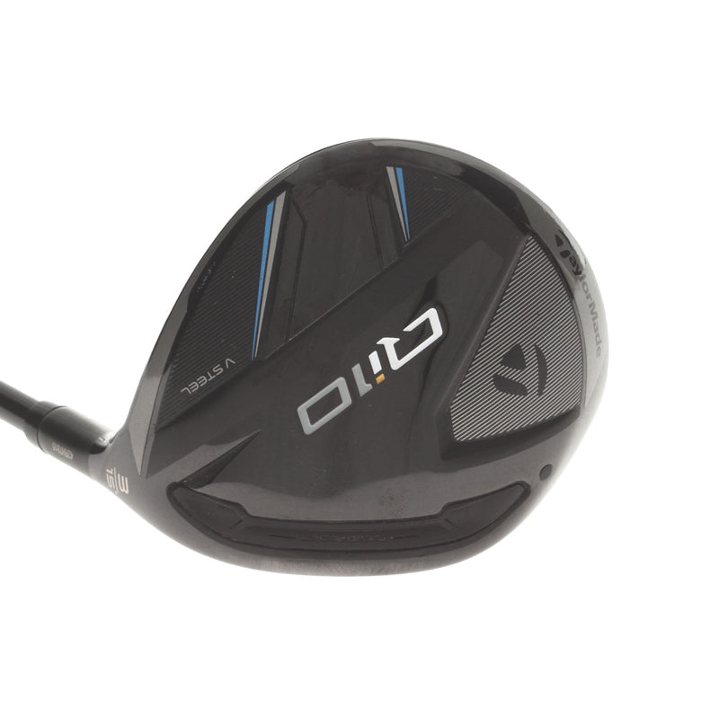 TaylorMade Qi10 Graphite Mens Right Hand Fairway 3 Wood 15* Stiff - Mitsubishi Ka'li Blue 70s