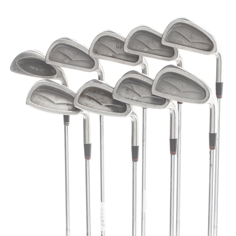 Mizuno Faldo ID Steel Mens Right Hand Irons 3-SW Stiff - Dynaflex