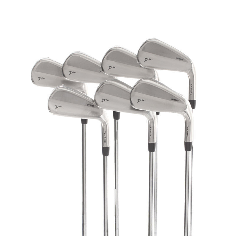 Takomo 101 MKII Steel Mens Right Hand Irons 5-GW Stiff - KBS Tour Lite