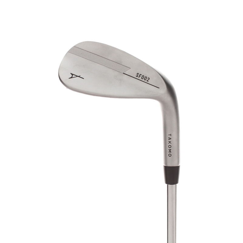 Takomo SF002 Steel Mens Right Hand Gap Wedge 52* 10 Bounce F Grind Stiff - KBS Tour 120