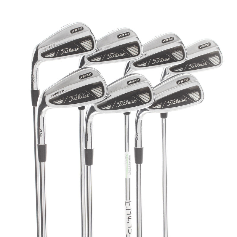 Titleist AP2 710 Steel Mens Left Hand Irons 4-PW Regular - True Temper Dynamic Gold R300