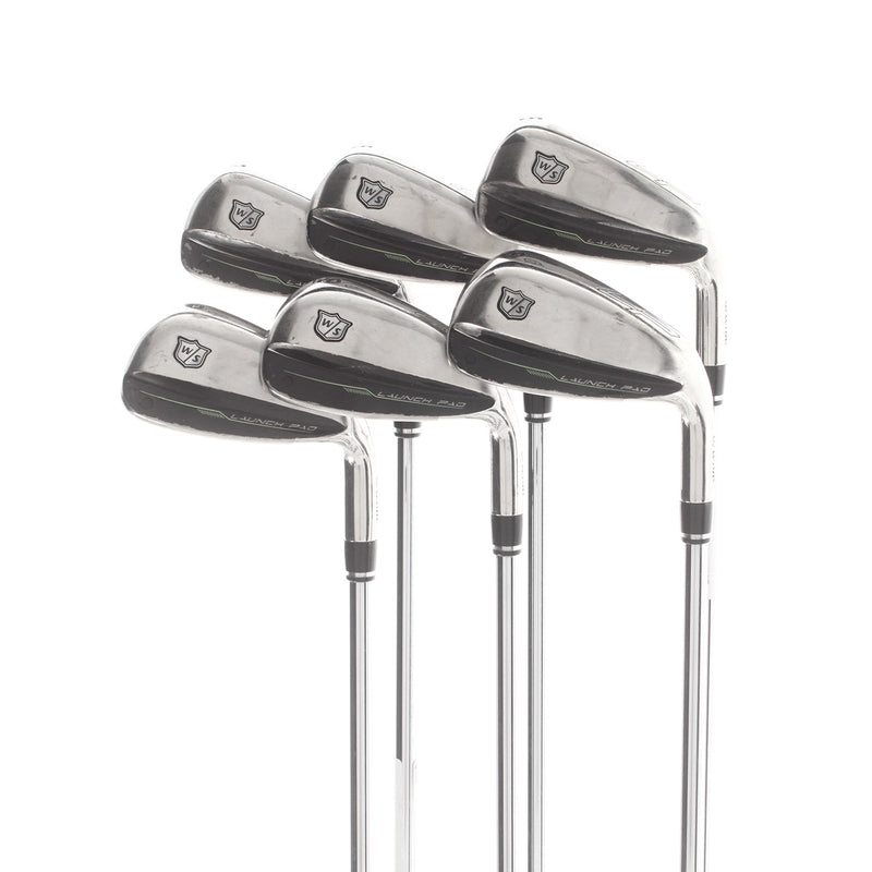 Wilson Launch Pad 2022 Steel Mens Right Hand Irons 5-PW Regular - KBS Max Ultralite