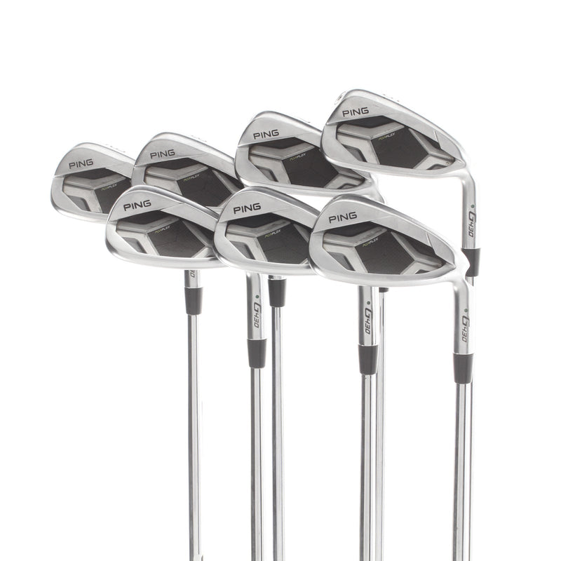 Ping G430 Steel Mens Right Hand Irons 6-PW+45*+50* Green Dot 2* Upright Regular - Dynamic Gold 105 R300