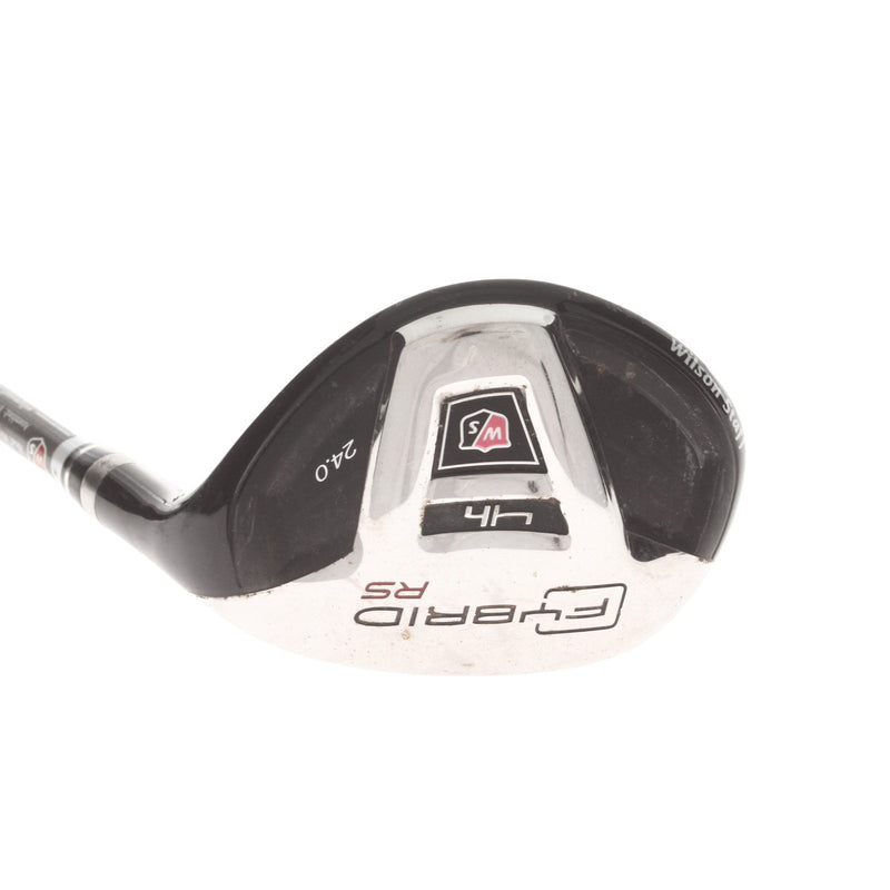 Wilson Fybrid RS Graphite Mens Right Hand 4 Hybrid 24* Stiff - UST Mamiya Proforce VTS 6S