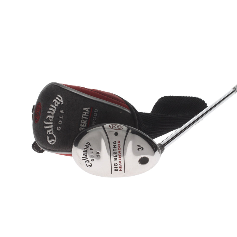 Callaway Big Bertha Heavenwood Steel Mens Left Hand 3 Hybrid 20* Uniflex -