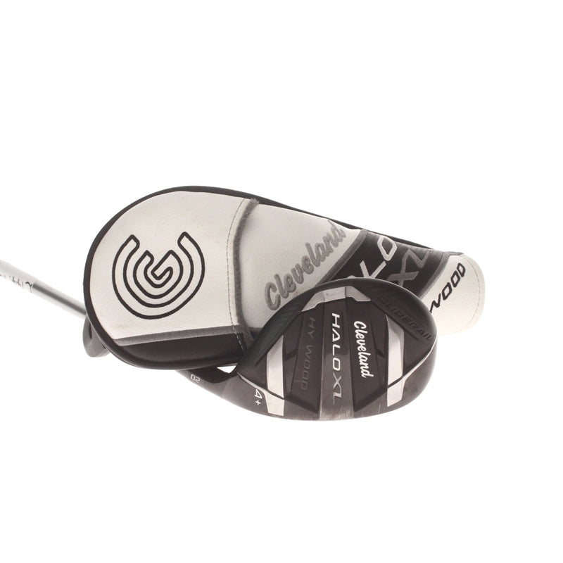 Cleveland Halo XL Hy-Wood Graphite Mens Right Hand Fairway 4+ Wood 20* Stiff - Aldila Ascent Blue 40
