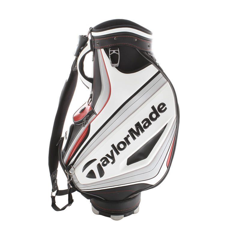 TaylorMade Staff Bag Tour Bag - White/Grey/Black/Red