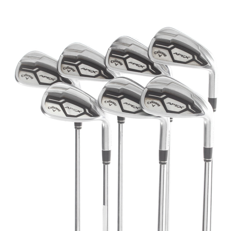 Callaway Apex CF16 Steel Mens Right Hand Irons 5-AW Stiff - Project X Rifle 6.0