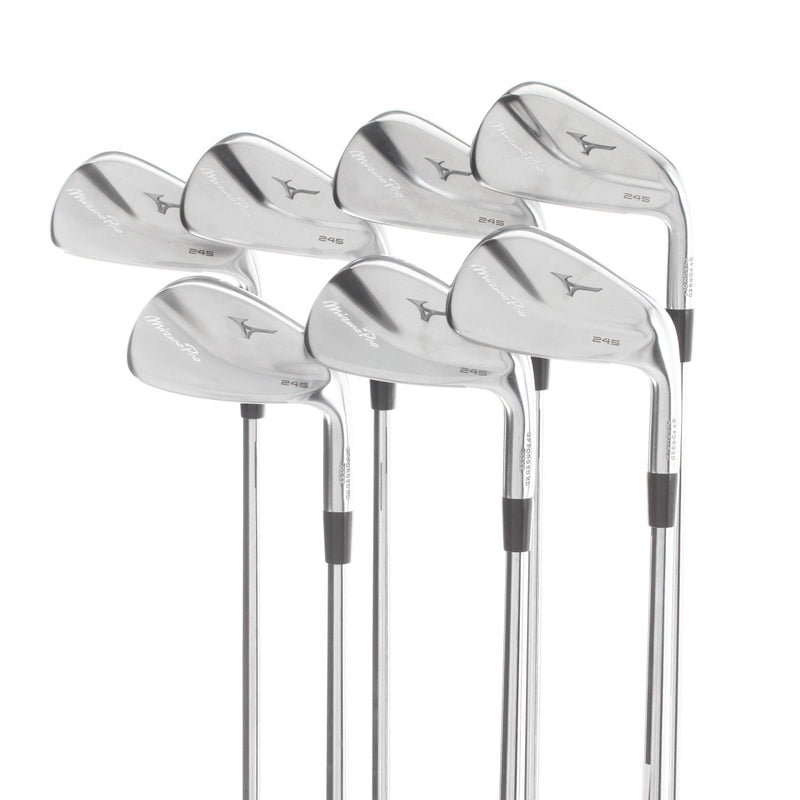 Mizuno Pro 245 Steel Mens Right Hand Irons 4-PW +0.5" Standard Stiff - N.S.Pro Modus3 Tour 120