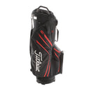 Titleist Cart Bag - Black/White/Red