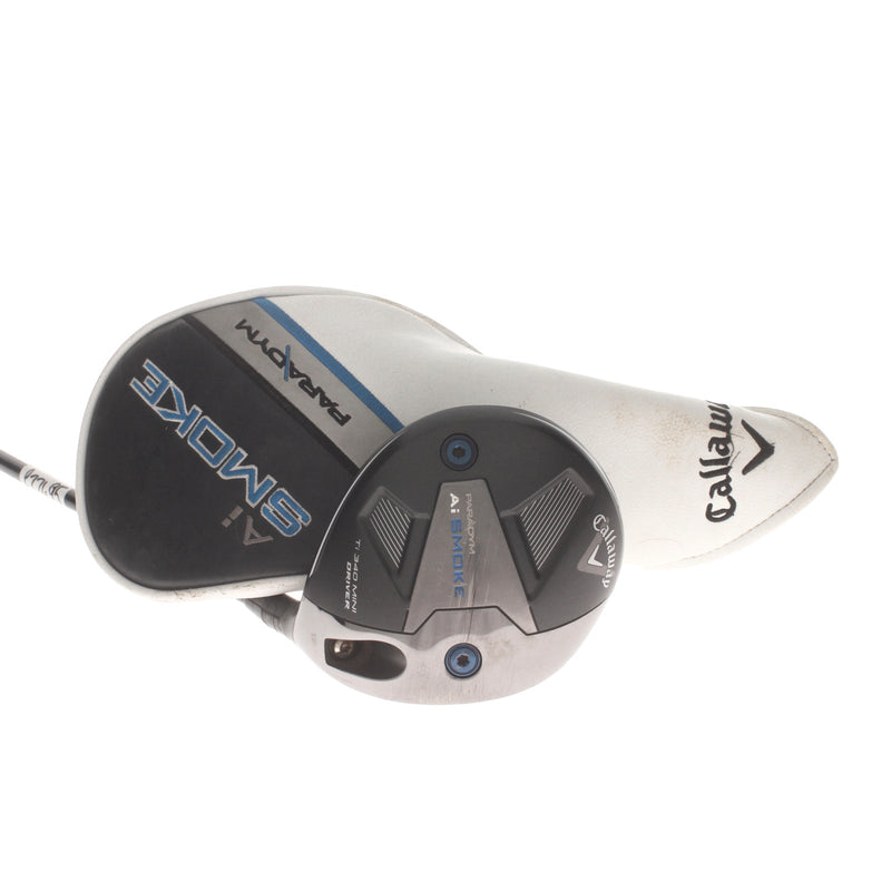 Callaway Paradym Ai-Smoke Ti 340 Graphite Mens Right Hand Mini Driver 13.5* Stiff - Denali Blue Frost 60g 6.0