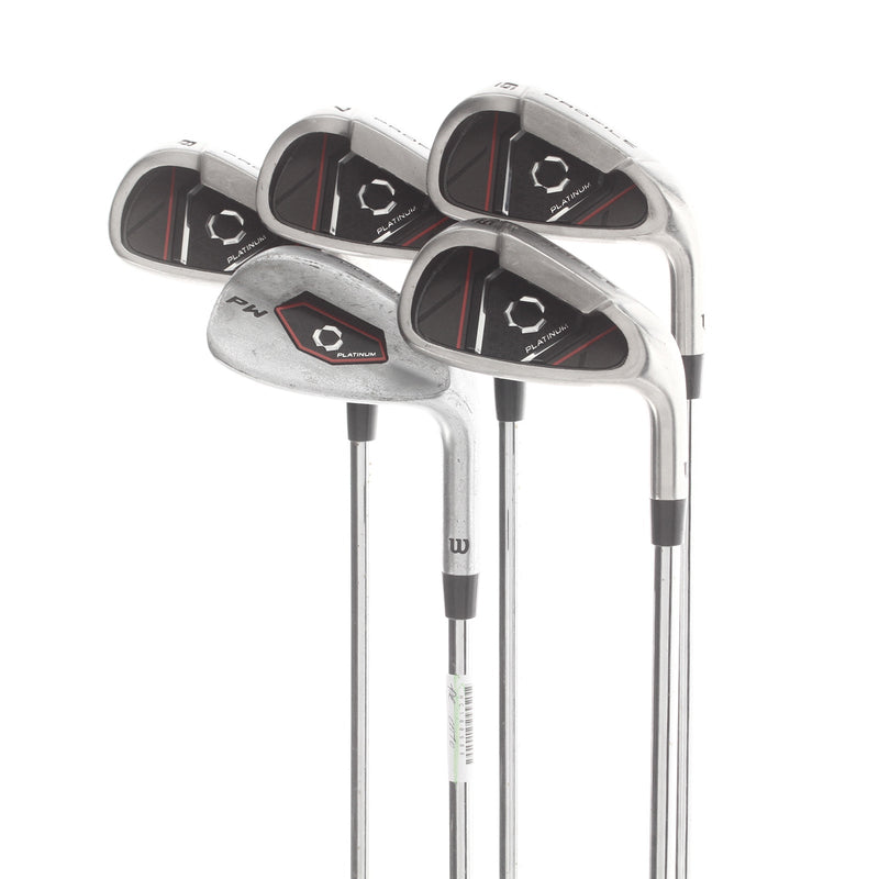 Wilson Profile Platinum Steel Mens Right Hand Irons 6-PW Regular - Wilson