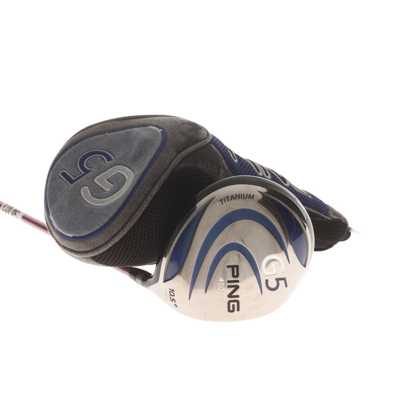 Ping G5 Graphite Ladies Right Hand Driver 10.5* Ladies - Aldila NV 55-L 350