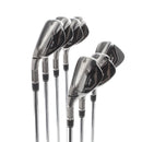 TaylorMade M4 Steel Mens Left Hand Irons 5-SW Regular - KBS Max 85