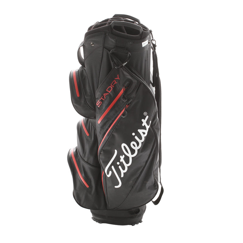 Titleist Stadry Cart Bag - Black/Red