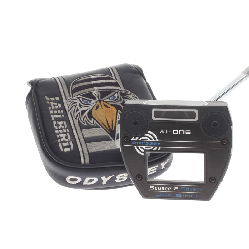 Odyssey Ai-One S2S Jailbird Mens Right Hand Putter 34" Mallet Odyssey Stroke Lab - Odyssey
