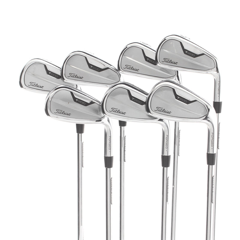 Titleist T200 2021 Steel Mens Right Hand Irons 5-GW Stiff - True Temper AMT Black S300