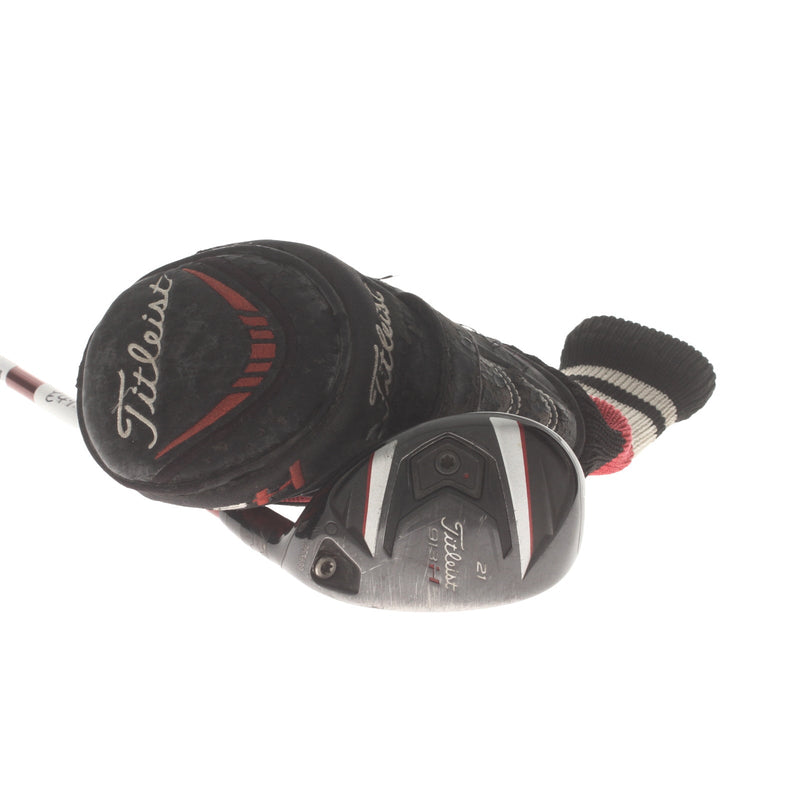 Titleist 913H Graphite Mens Right Hand 4 Hybrid 21* Stiff - Bassara 60HYB