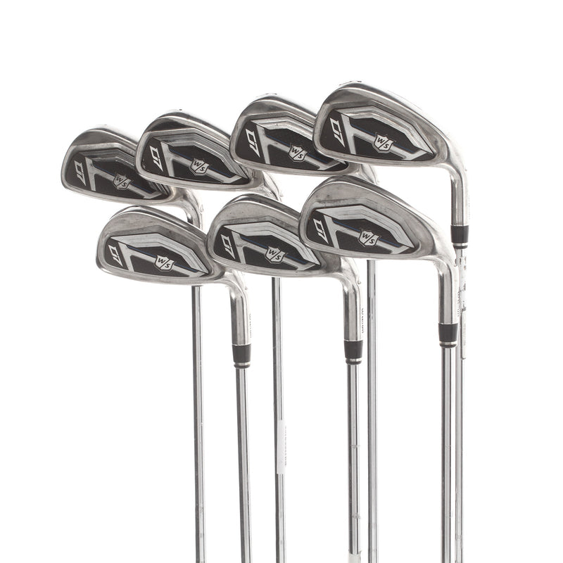 Wilson D7 Steel Mens Right Hand Irons 5-PW Regular - KBS Tour 80