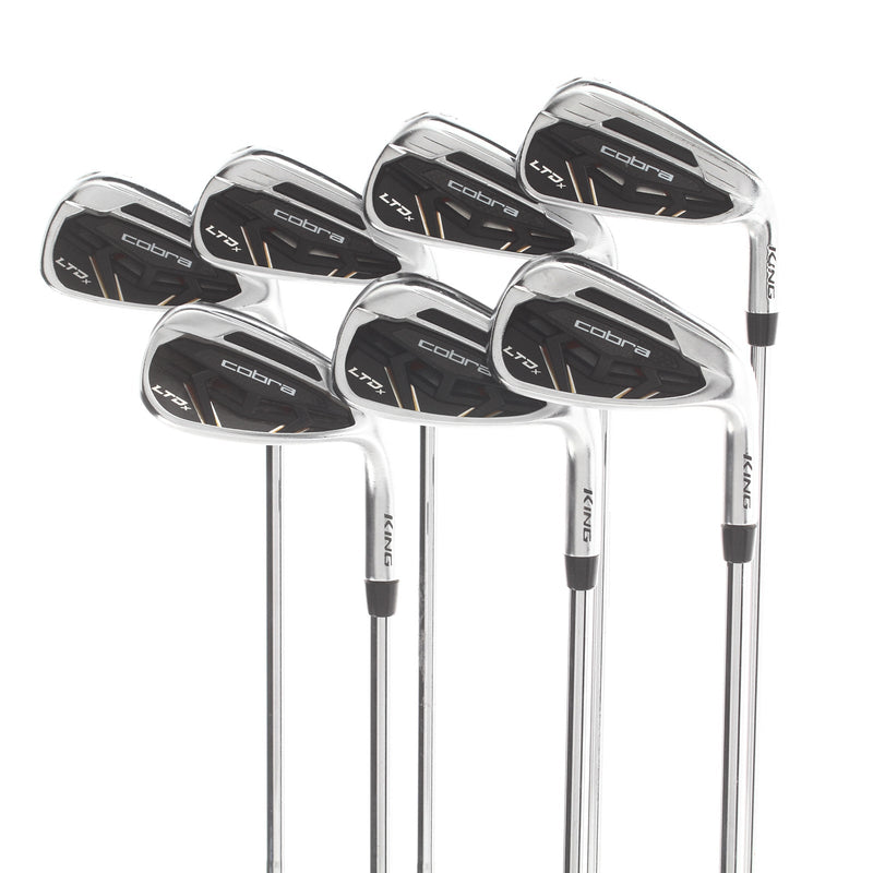 Cobra LTDx Steel Mens Right Hand Irons 5-SW Regular - KBS Tour 90