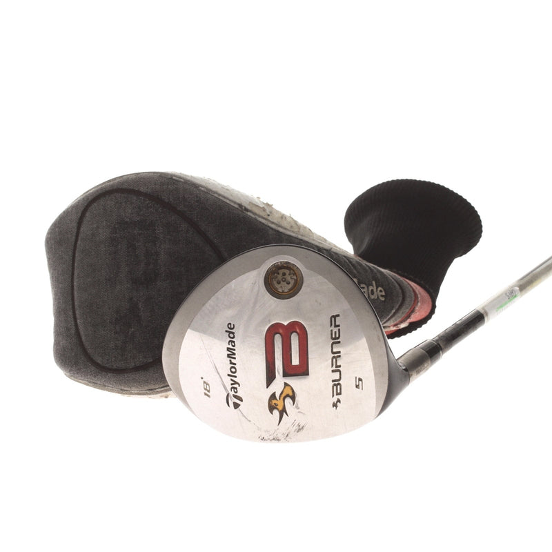 TaylorMade Burner 2008 Graphite Mens Left Hand Fairway 5 Wood 18* Regular - REAX 49g