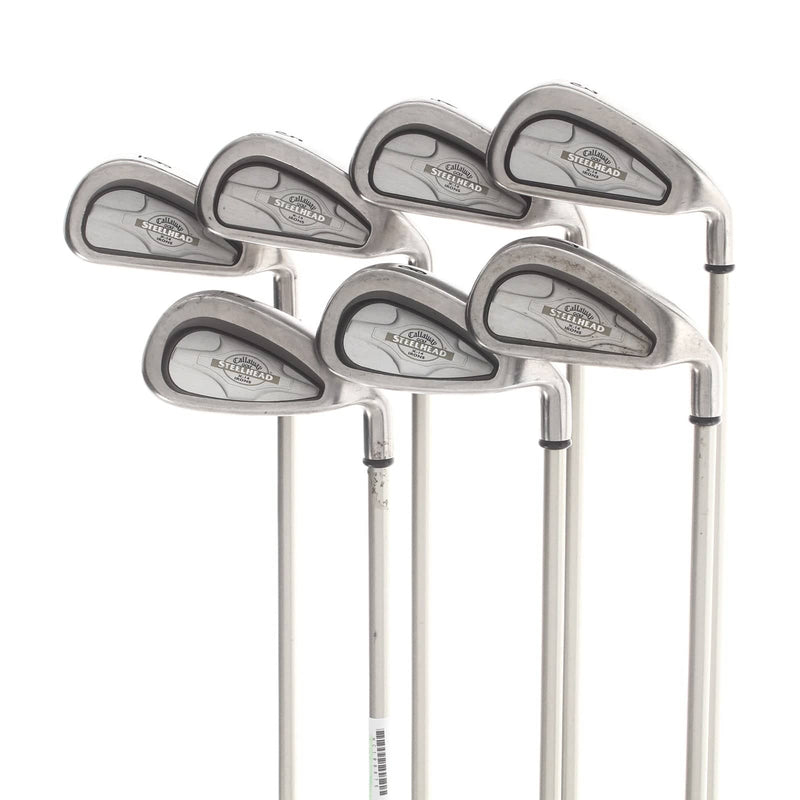 Callaway Steelhead X-12 Graphite Ladies Right Hand Irons 3-9 Ladies - Callaway Gems