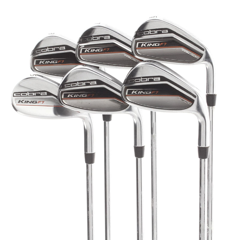 Cobra King F7 Steel Mens Right Hand Irons 6-SW Regular - Cobra