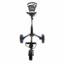 Cube 3 3-Wheel Push/Pull Trolley - Black/Blue