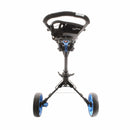Cube 3 3-Wheel Push/Pull Trolley - Black/Blue