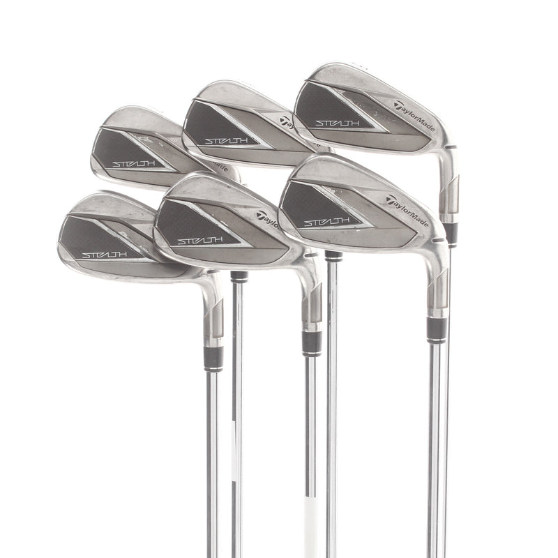 TaylorMade Stealth Steel Mens Right Hand Irons 5-PW Regular - Dynamic Gold 95