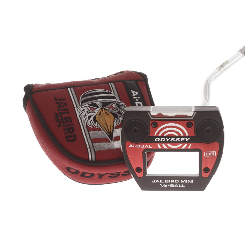 Odyssey Ai-Dual Jailbird Mini 1/2 Ball Mens Right Hand Putter 34" Mallet Odyssey SL90 - Odyssey