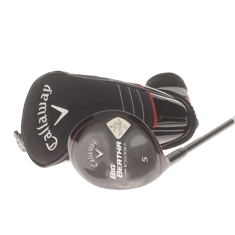 Callaway V-Series Graphite Mens Left Hand Fairway 5 Wood 18* Stiff - Bassara E52