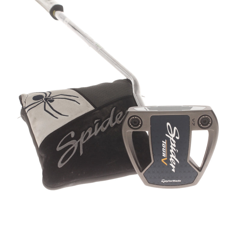 TaylorMade Spider Tour V Mens Left Hand Putter 34" Mallet KBS - Super Stroke Pistol 1.0
