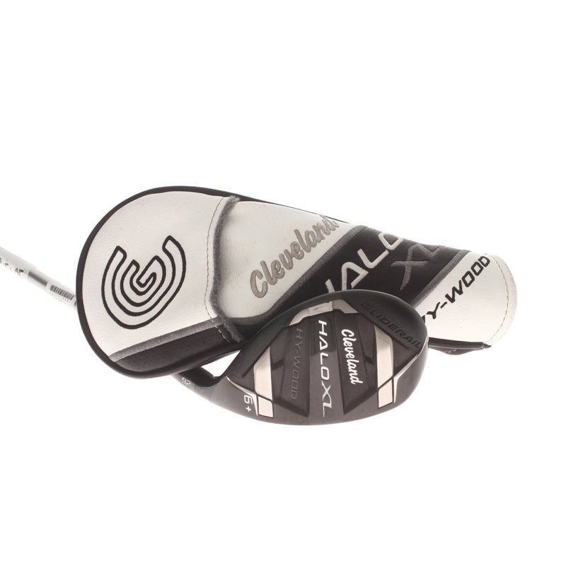 Cleveland Halo XL Hy-Wood Graphite Mens Right Hand 6 Hybrid 26* Senior - Aldila Ascent 40 Blue