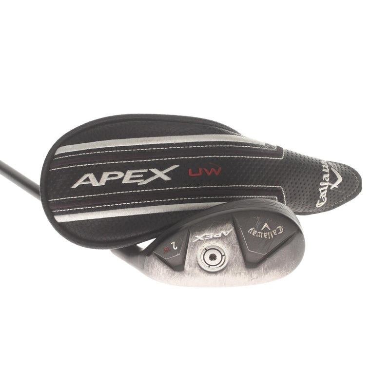 Callaway Apex Graphite Mens Right Hand 2 Hybrid 18* Extra Stiff - Matrix Ozik hM3 Black Tie 85-X