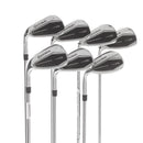 TaylorMade Qi Steel Mens Left Hand Irons 5-SW Regular - KBS Max 85