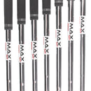 TaylorMade Qi Steel Mens Left Hand Irons 5-SW Regular - KBS Max 85